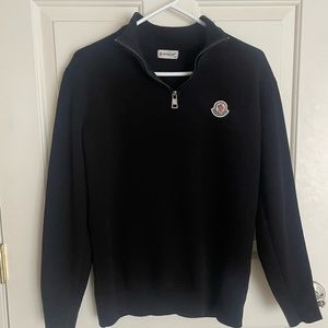 Moncler unisex 1/4 zip sweater pullover